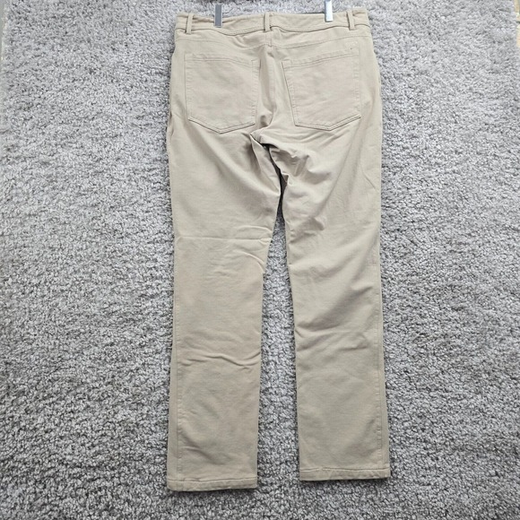 Swet Tailor pants Mens 33x32 (Fits 33x30) Beige Slim Performance Stretch‎ Golf - Picture 4 of 14